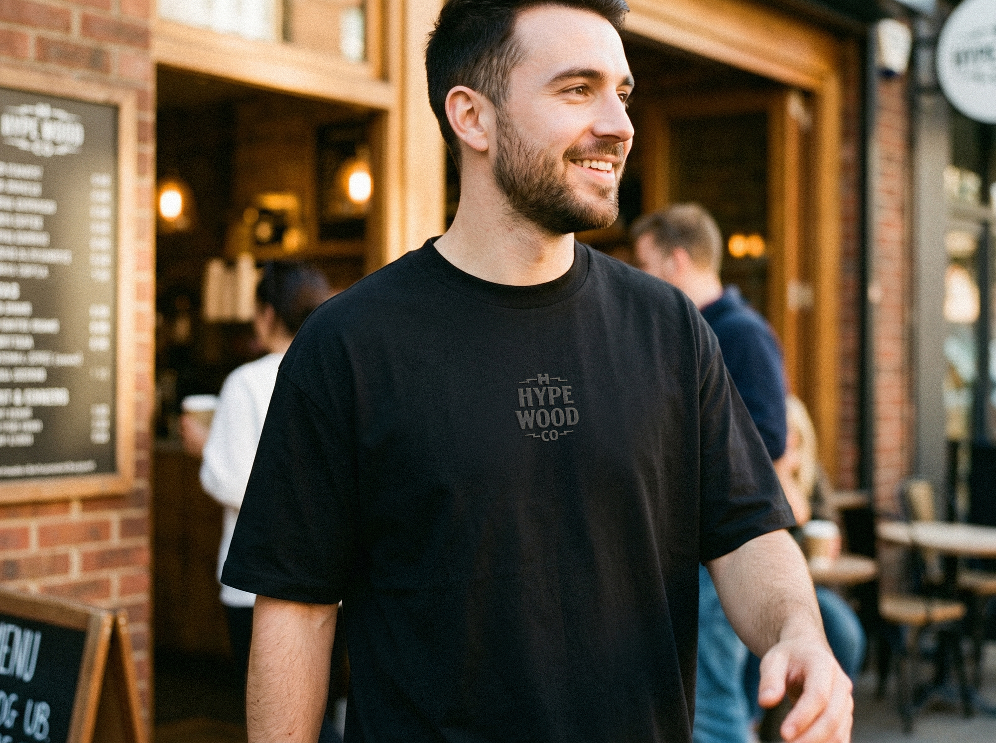 HWCO Tonal Embroidered Boxy Tee