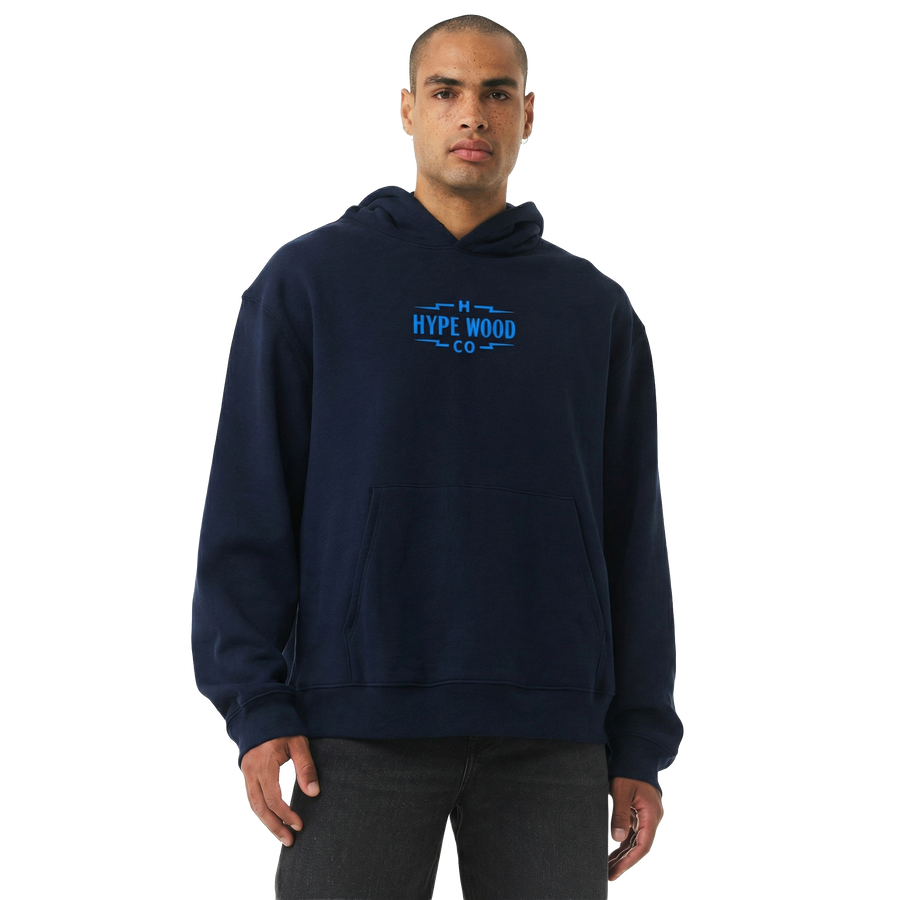 Work Hard Stay Hype Oversized Fleece Hoodie